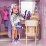 DesignAfriend Rubie hair stylist doll 18 inch - British product