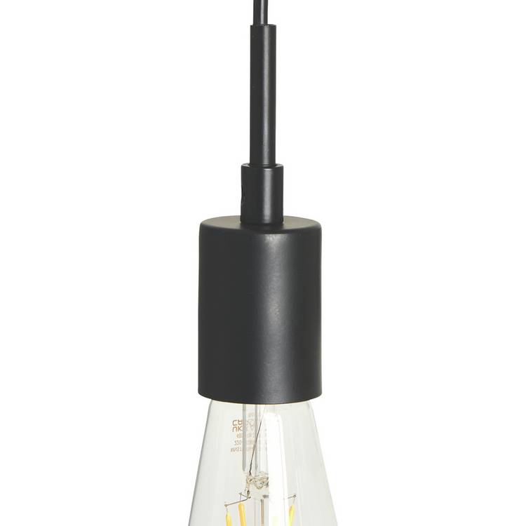 Habitat Lockie 3 light cluster pendant light black, UK version