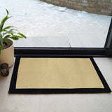 Argos Mighty Mats Natural & Black Doormat - 57x90cm- Buy online at McGrocer