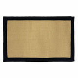 Mighty Mats natural and black doormat 57x90cm - British product