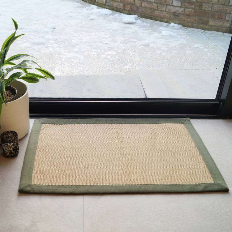 Mighty Mats doormat natural green 57x90cm, imported from the UK