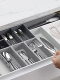 Joseph Joseph Grey Blox drawer organiser 10 piece - British product
