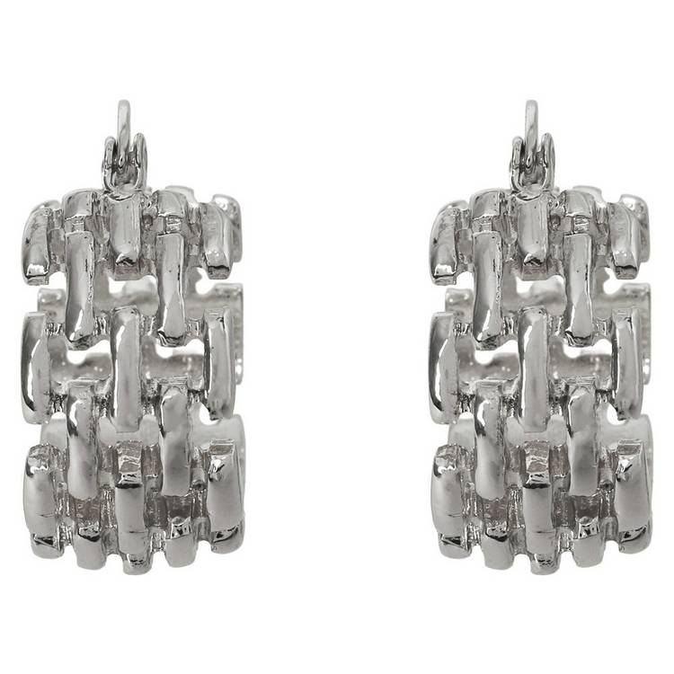 Liars & Lovers watch strap hoop earrings, imported from the UK