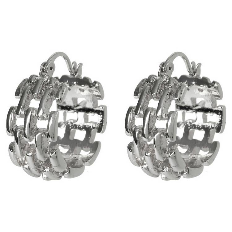 Liars & Lovers watch strap hoop earrings, imported from the UK