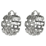 Liars & Lovers watch strap hoop earrings, imported from the UK
