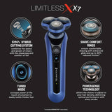 Remington X7 rotary shaver - British product