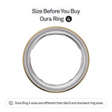 Oura smart ring 4 gold size 14 - British product