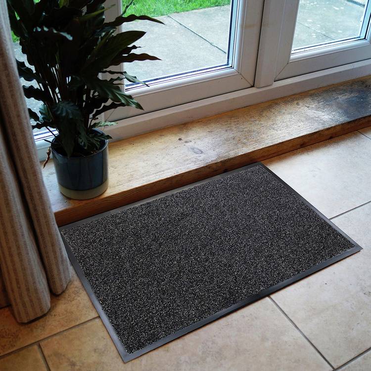 Mighty Mats dark grey doormat 50x80cm, UK version