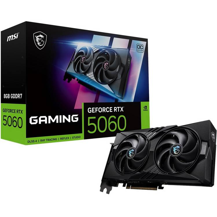 MSI GeForce RTX 5060 Gaming OC graphics card 8GB, imported from the UK