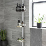 Argos Simplehuman Large Tension Shower Caddy - Stainless Steel- Buy online at McGrocer
