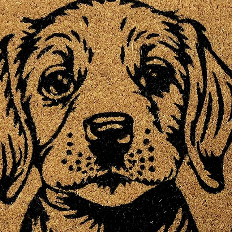 Mighty Mats paws doormat 45x75cm latex backed natural coir - British product