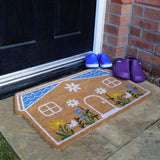 Argos Mighty Mats Latex Flower Cottage Doormat - 45x75cm- Buy online at McGrocer