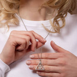 Harry Potter Deathly Hallows spinning necklace - British product