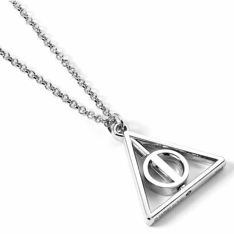 Harry Potter Deathly Hallows spinning necklace - British product