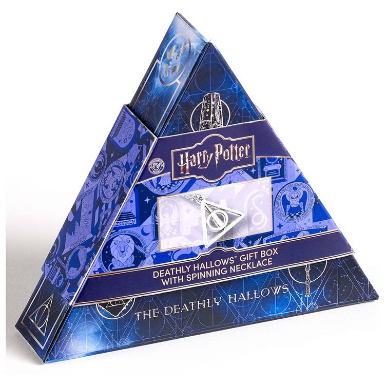 Harry Potter Deathly Hallows spinning necklace - British product