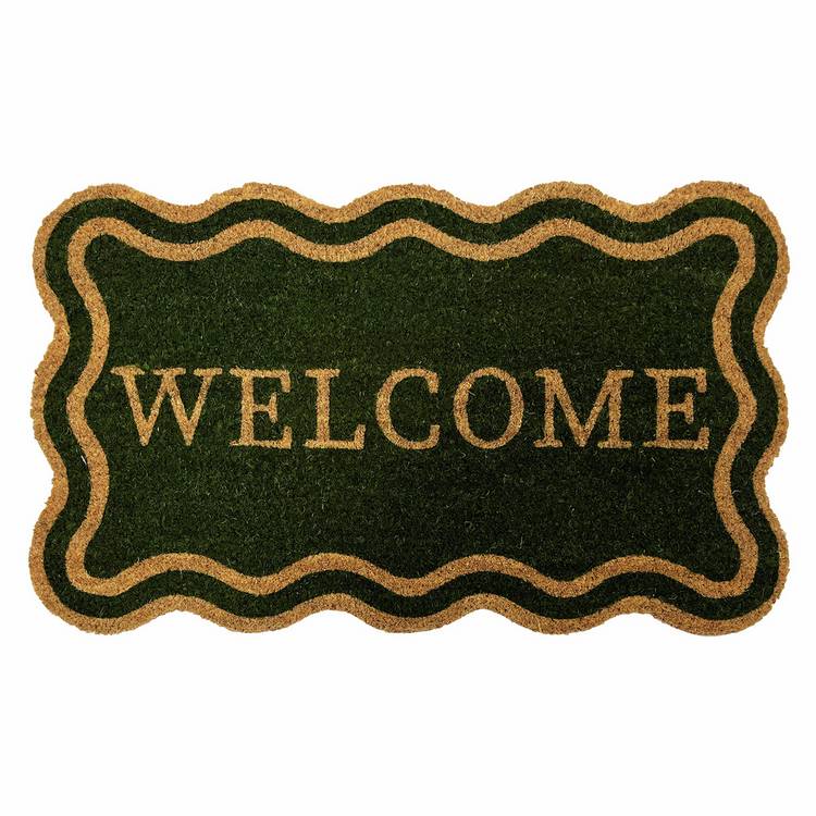 Mighty Mats olive welcome doormat 45x75cm (British brand)