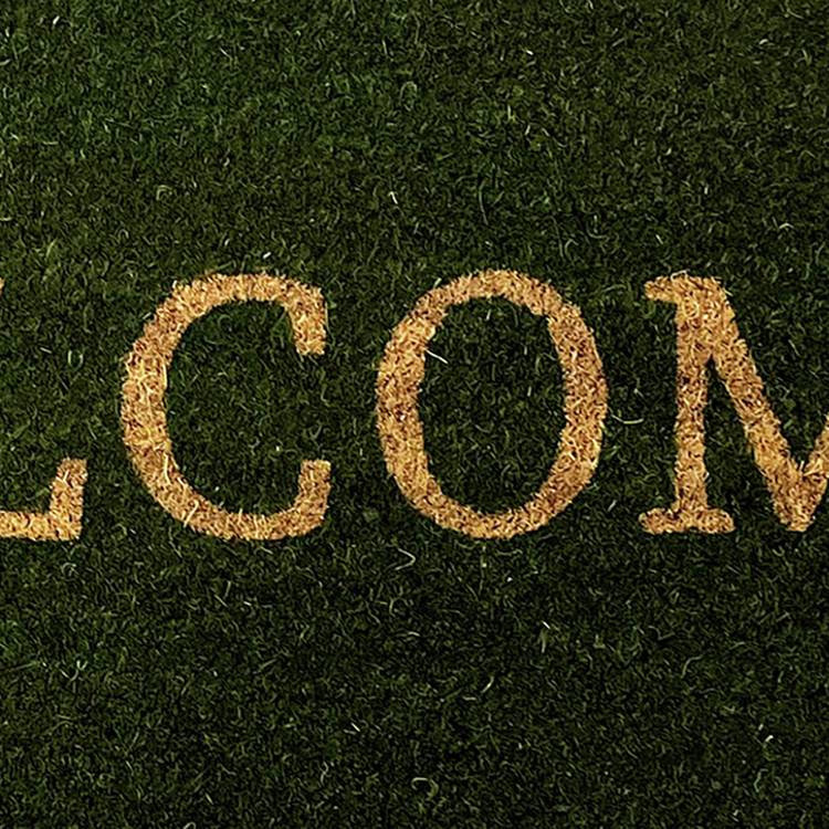 Mighty Mats olive welcome doormat 45x75cm (British brand)