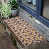 Mighty Mats patio doormat geo cut pile 38x98cm (British brand)