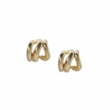 Argos Liars & Lovers Gold Tone Mini Wave Hoop Earrings- Buy online at McGrocer