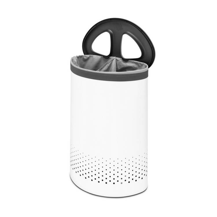 Brabantia 55 litre selector laundry bin white, UK version