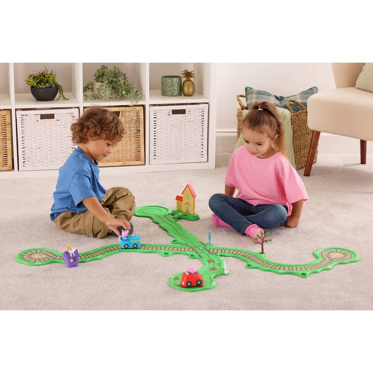 Peppa Pig Whizz Around Runabout Town playset, imported from the UK