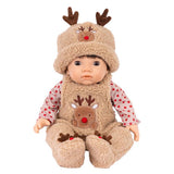 Argos Tiny Treasures Christmas Festive Reindeer Baby Doll 44cm- Buy online at McGrocer