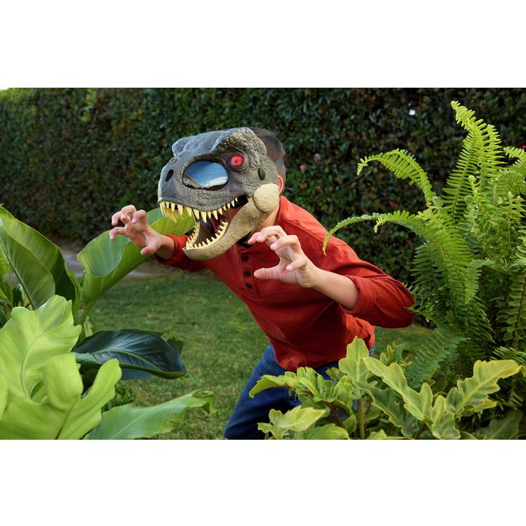 Mattel T-Rex mask with LED light up eyes British brand