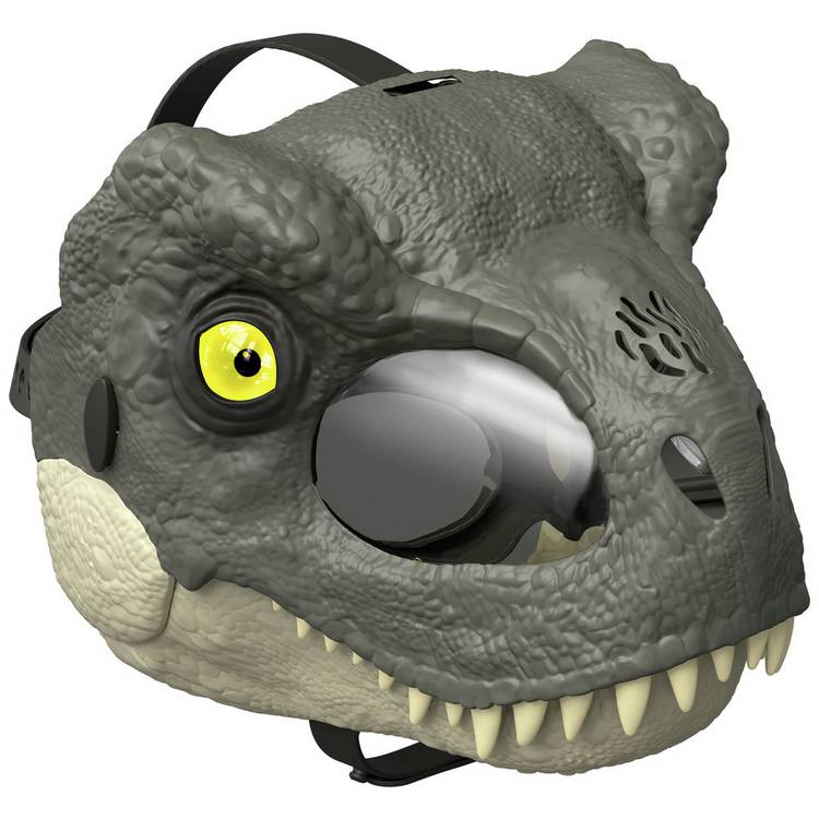 Mattel T-Rex mask with LED light up eyes British brand