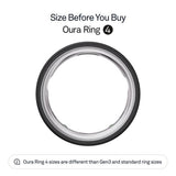 Oura smart ring Stealth size 13, imported from the UK