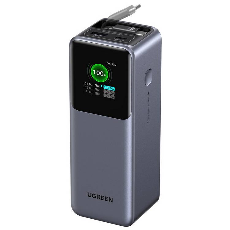 UGREEN Nexode 165W power bank 20000mAh with USB-C cable - British product