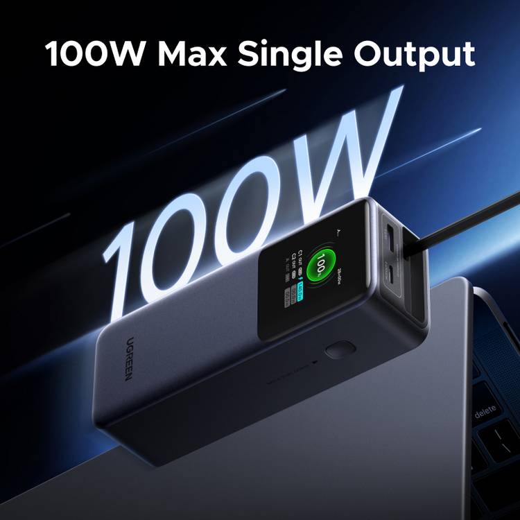 UGREEN Nexode 165W power bank 20000mAh with USB-C cable - British product