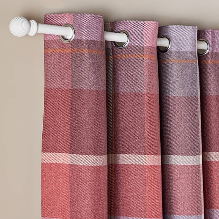 Argos Home blackout eyelet curtains red 117x137cm, imported from the UK