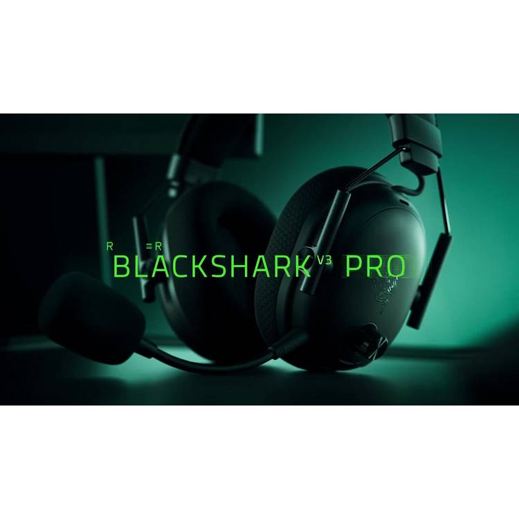 Razer BlackShark V3 Pro wireless gaming headset black, imported from the UK