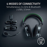 Razer BlackShark V3 Pro wireless gaming headset black, imported from the UK
