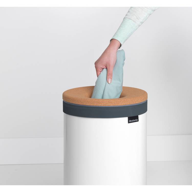 Brabantia laundry bin white 35L, imported from the UK