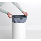 Brabantia laundry bin white 35L, imported from the UK