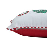 Argos Home bauble printed cushion 50x30cm, imported from the UK