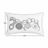 Argos Home bauble printed cushion 50x30cm, imported from the UK