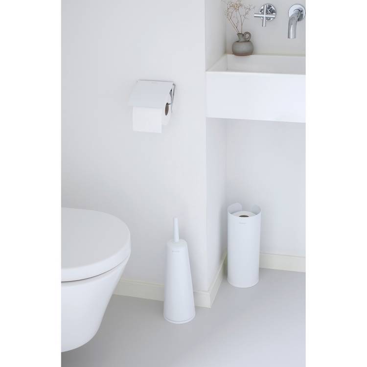 Brabantia white bathroom set - British product