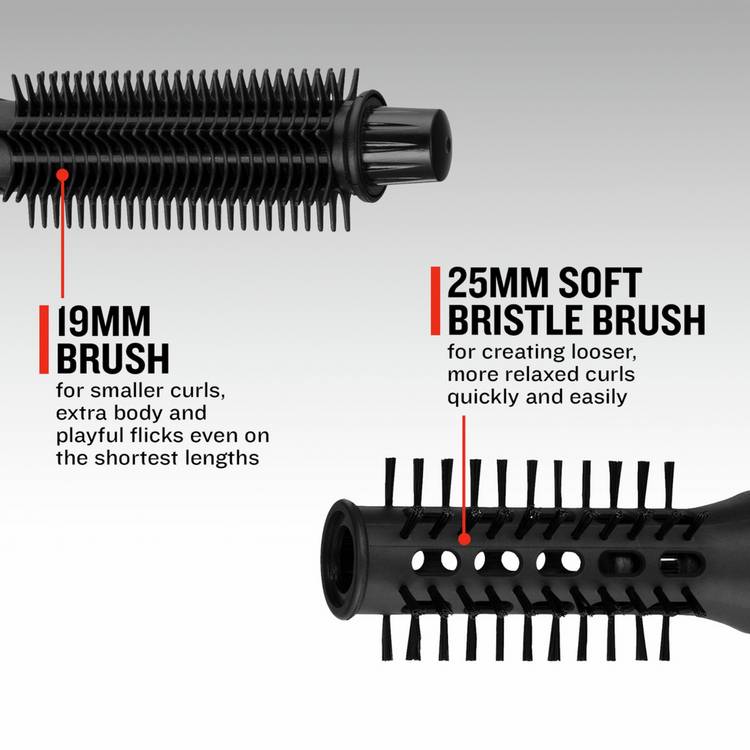 Remington Air Styler for short hair with 2 brushes - British product