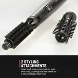Remington Air Styler for short hair with 2 brushes - British product