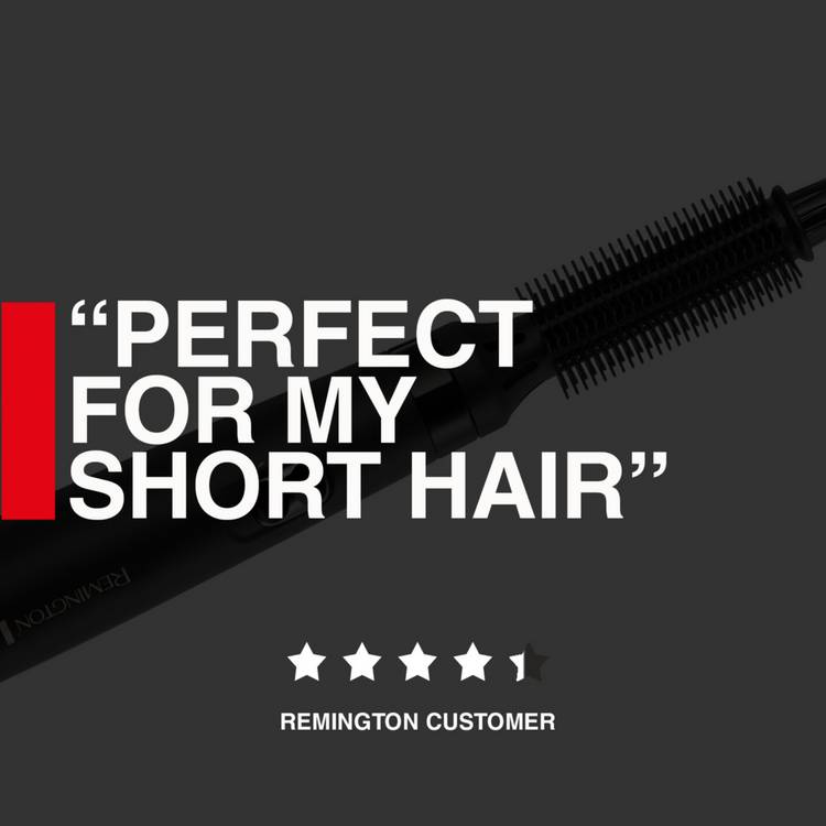 Remington Air Styler for short hair with 2 brushes - British product