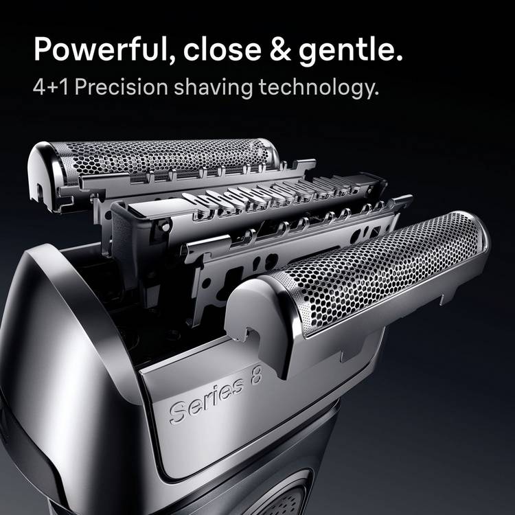Braun Series 8 men's wet dry electric shaver (British brand)