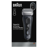 Braun Series 8 men's wet dry electric shaver (British brand)