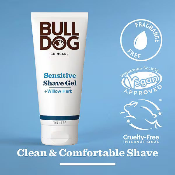 Bulldog Sensitive Shave Gel 175ml - British product