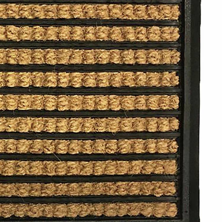Mighty Mats premium rubber natural black doormat 45x75cm, UK version