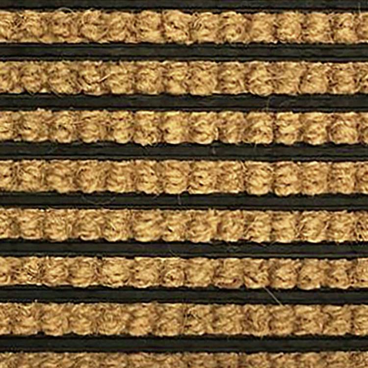Mighty Mats premium rubber natural black doormat 45x75cm, UK version