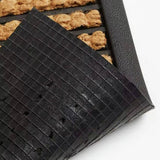 Mighty Mats premium rubber natural black doormat 45x75cm, UK version