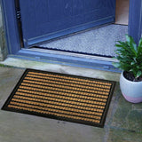 Mighty Mats premium rubber natural black doormat 45x75cm, UK version