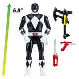 Power Rangers Black auto-morphin action figure 13.7cm, UK version